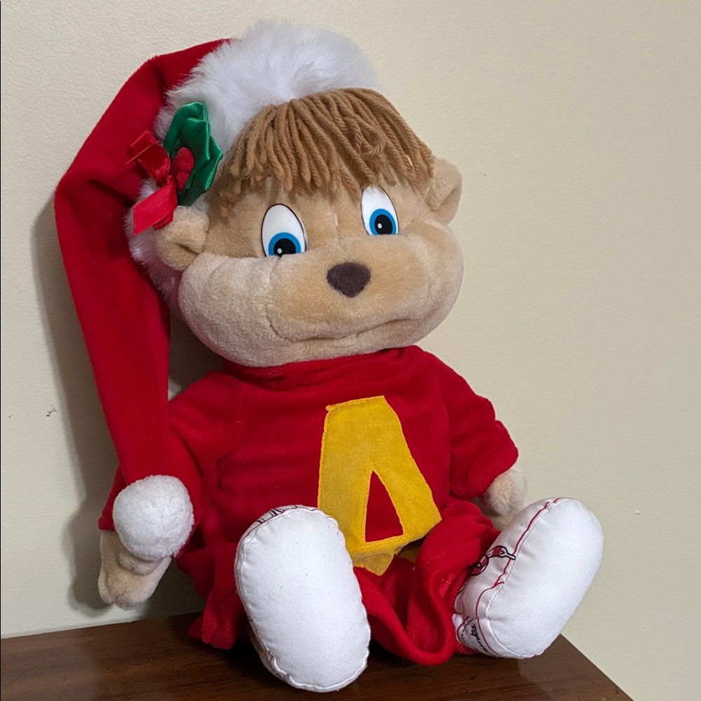 The Chipmunks - Vintage 1990 Alvin Plush - 16”